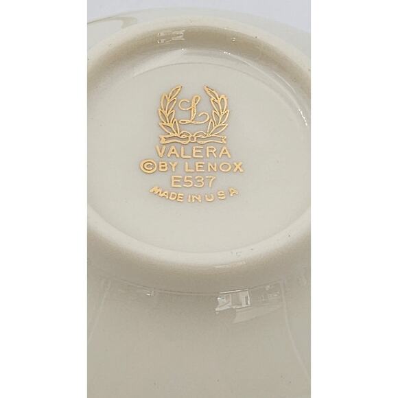 Lenox Valera Set of 2 Cups Platinum Trim 1961-77 Fine Porcelain - Picture 12 of 16